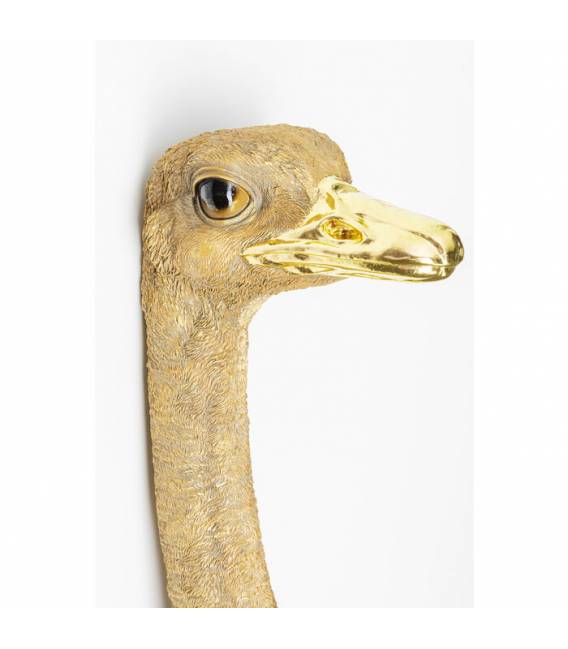 Dekoracija OSTRICH 72x19 aukso