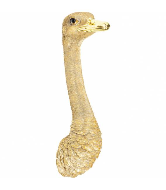 Dekoracija OSTRICH 72x19 aukso