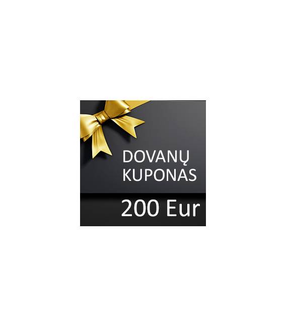 Dovanų kuponas 200 eur