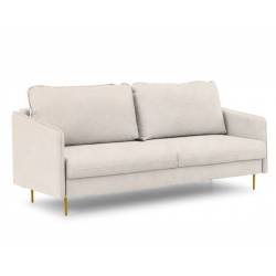 Sofa lova TEILI 207x98 beige/aukso kojos