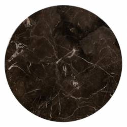 Šoninis staliukas BLACK MARBLE Ø50 juodas