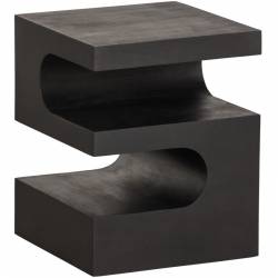Šoninis staliukas TOMA 40x50 juodas