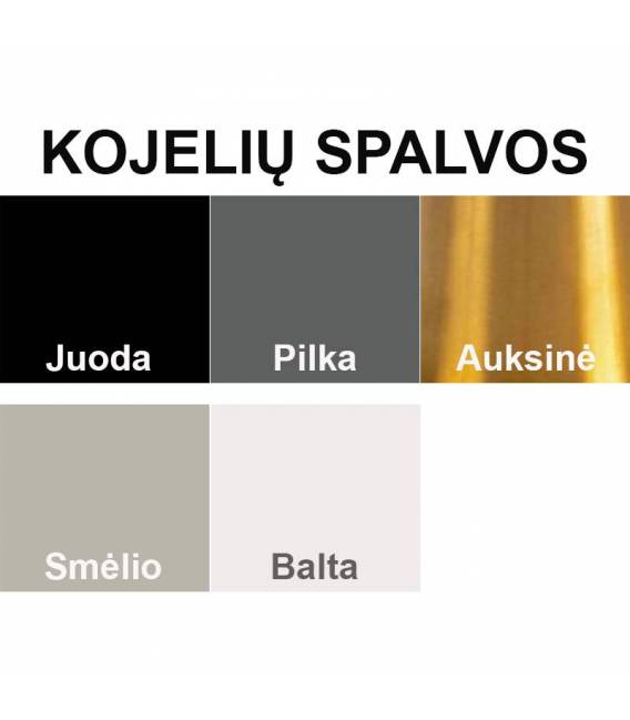 Išskleidžiamas stalas PASO 160(260)x76 white chromix