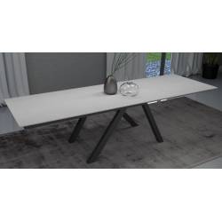 Išskleidžiamas stalas CRAZY 160(280)x90 bianco frassino