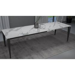 Išskleidžiamas stalas STYLO 120(200)x90 marmo calacatta