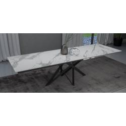 Išskleidžiamas stalas SCENIC 180(240)x90 marmo calacatta