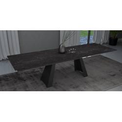 Išskleidžiamas stalas AKITA 180(240)x100 marmo nero