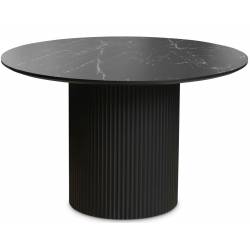 Apvalus stalas WOODY Ø120 juodas