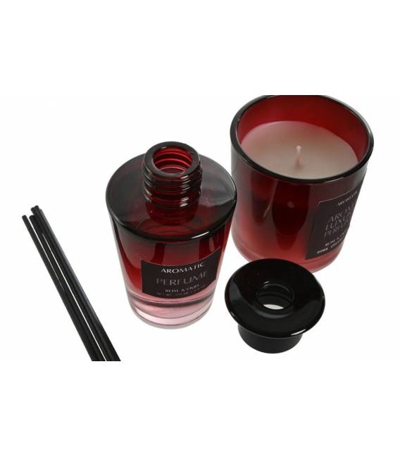 Namų kvapo ir žvakės rinkinys MIKADO rose & oud