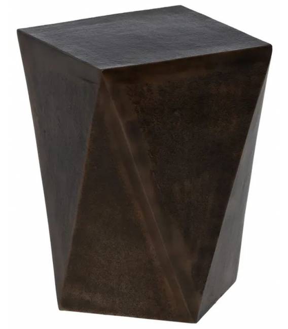 Šoninis staliukas GEOMETRIC BRONZE 30x44 bronzinis