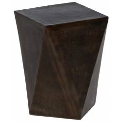 Šoninis staliukas GEOMETRIC BRONZE 30x44 bronzinis