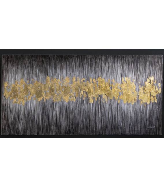 Paveikslas SENDERO 80x160 juodas/auksinis