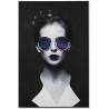Paveikslas GIRL GLASSES I 80x120 juodas