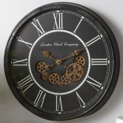 Laikrodis LONDON CLOCK Ø76 juodas