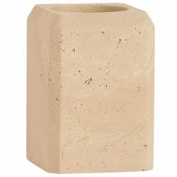 Dantų šepetėlio laikiklis TRAVERTINE beige