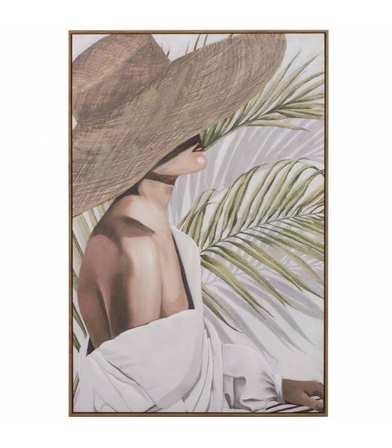 Paveikslas HAT WOMAN 80x120 rudas