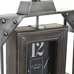 Laikrodis WOOD LANTERN 29x61 pilkas