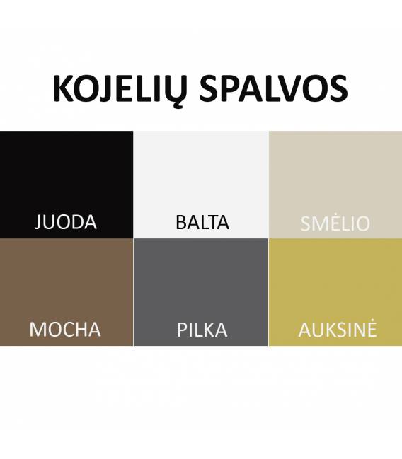 Krėsliukas OLIVER eco-nobuck rudas/sukasi