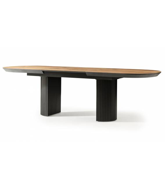 Išskleidžiamas stalas TEMPO 180(260)x103 american walnut